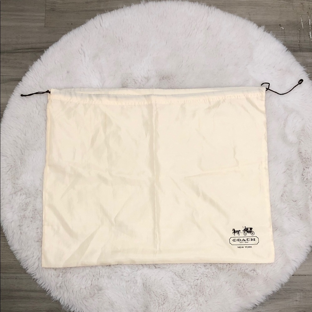 Coach Cream silky Dust Bag